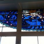 Left edge of the mural in Sea-Tac airport Left edge of the mural in Sea-Tac airport