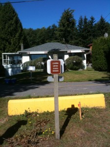 Sign at the US/Canada Border