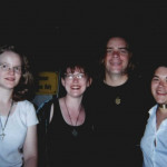 This is a shot from 9/2/01 of Alan Doyle with my friends Cyn, Jessica, and Monica, just after the Bumbershoot show in Seattle, Washington on that date. I did not attend this show and totally missed out on the chance to be in this picture. Sniff.