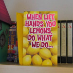 This is the outside of the get well card signed for my partner Dara by all five members of GBS in September of 2006!