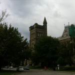 A darker shot of the U of T castle A darker shot of the U of T castle
