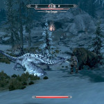 Frost Dragon Vs. Giant and Mammoth Frost Dragon Vs. Giant and Mammoth