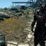 Lydia in Daedric Armor Lydia in Daedric Armor