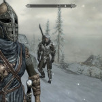 Delga in Stormcloak Gear Delga in Stormcloak Gear