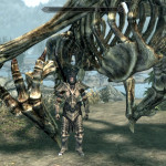 Lydia and Dragon Skeleton Lydia and Dragon Skeleton