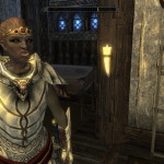Delga in Ancient Falmer Armor Delga in Ancient Falmer Armor