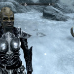 Delga in Ebony Armor Delga in Ebony Armor
