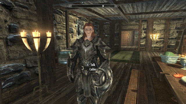 Calder in Ebony Armor Calder in Ebony Armor
